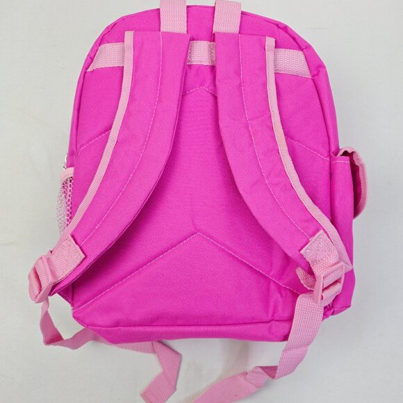 Hello Kitty Pink Backpack Adjustable Strap Two Front Pockets Two Side Pockets - Picture 3 of 10